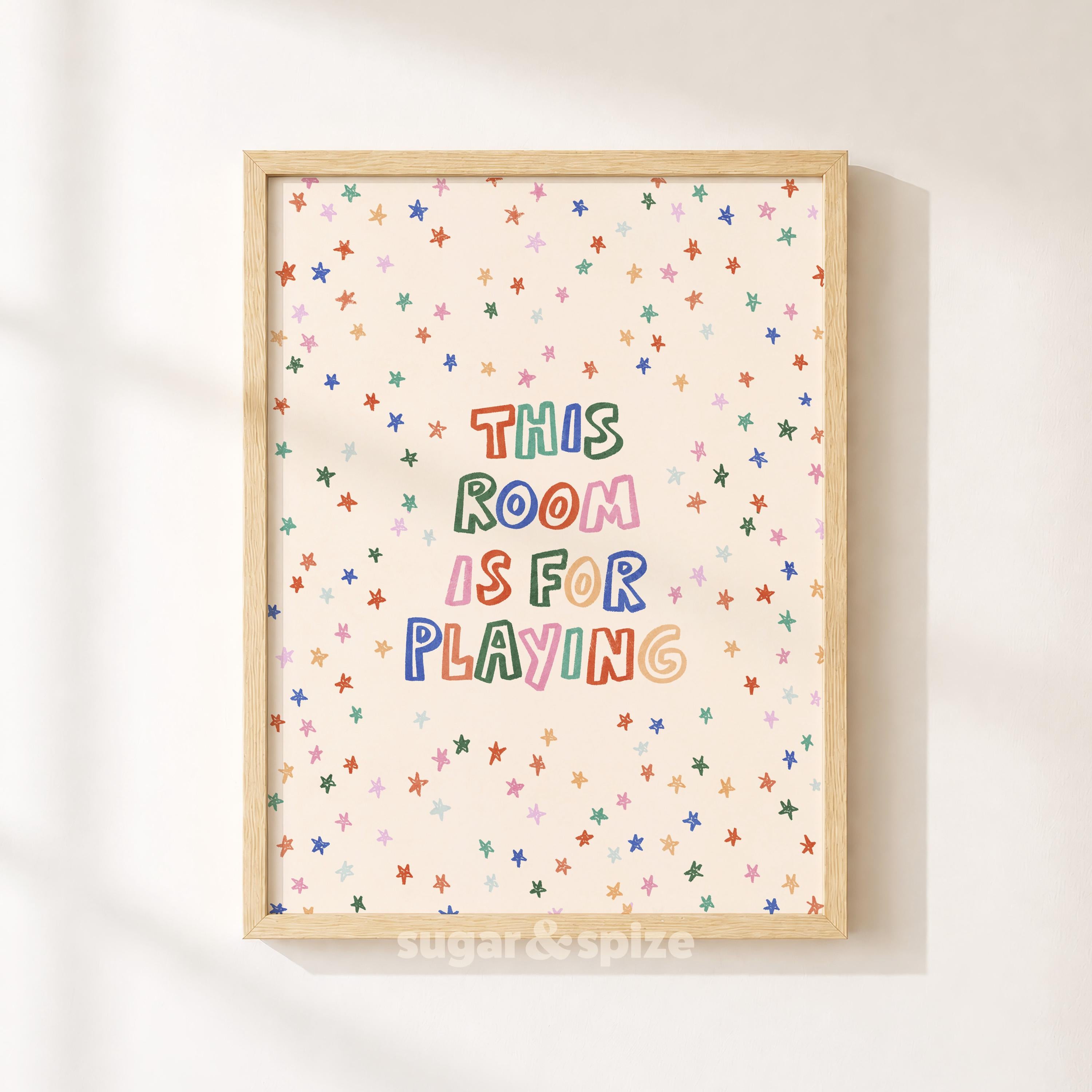 Room Is For Playing Print