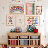 You Are Magic Stars Print, Colorful Kids Playroom Poster, Celestial Wall Decor, UNFRAMED