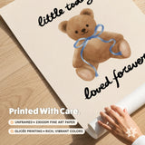 Little Today Loved Forever Print