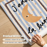 J'adore La Lune Print