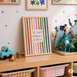 Be Silly Honest Kind Print