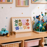 Be Silly Kind Honest Print, Kids Stars Playroom Poster, Horizontal Toddler Decor, UNFRAMED