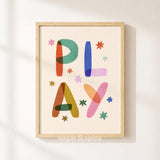 Play Colorful Print