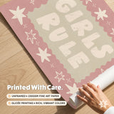 Girls Rule Print
