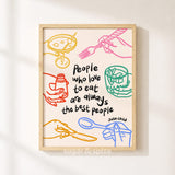 Whimsical Julia Child Print