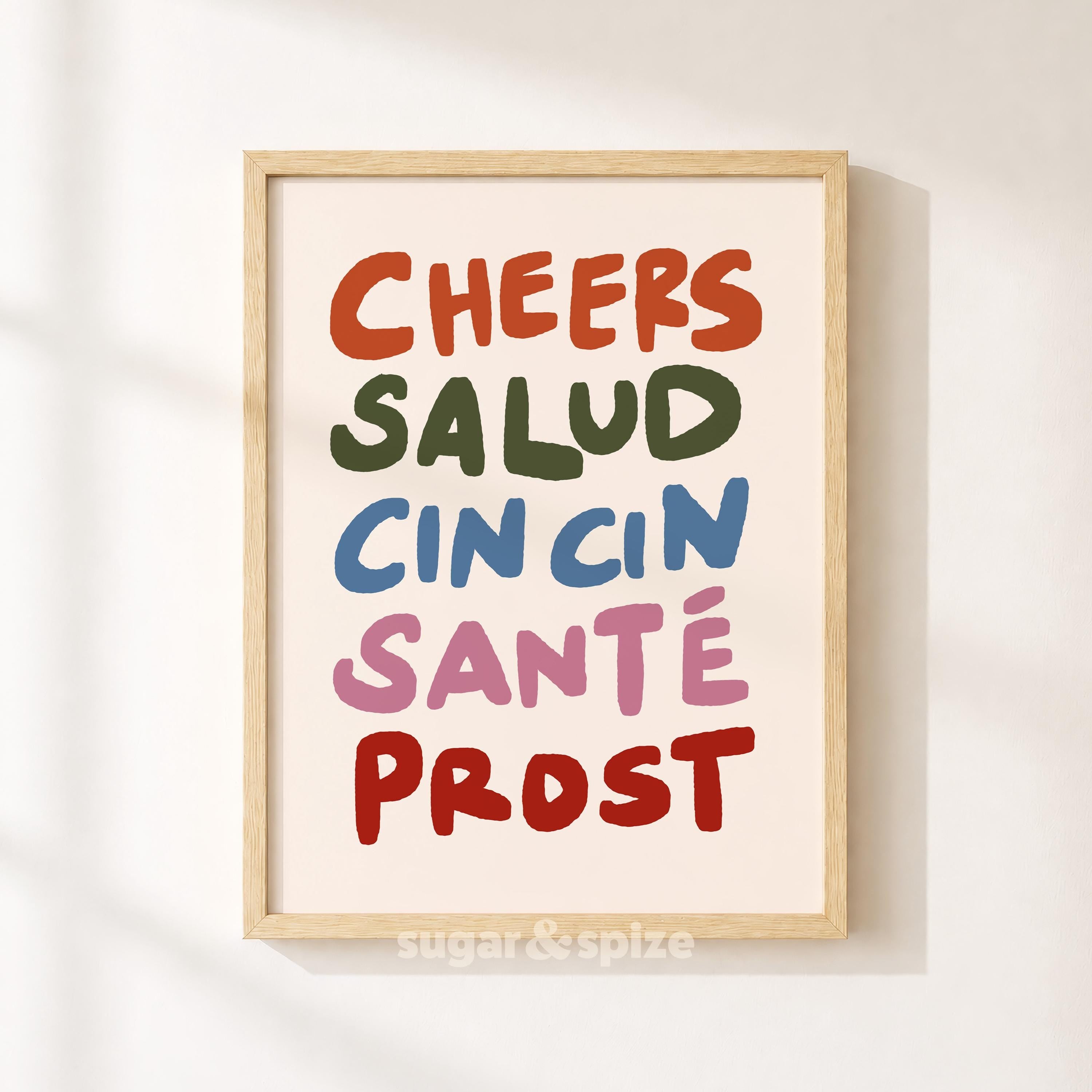 Cheers Languages Print