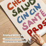 Cheers Languages Print