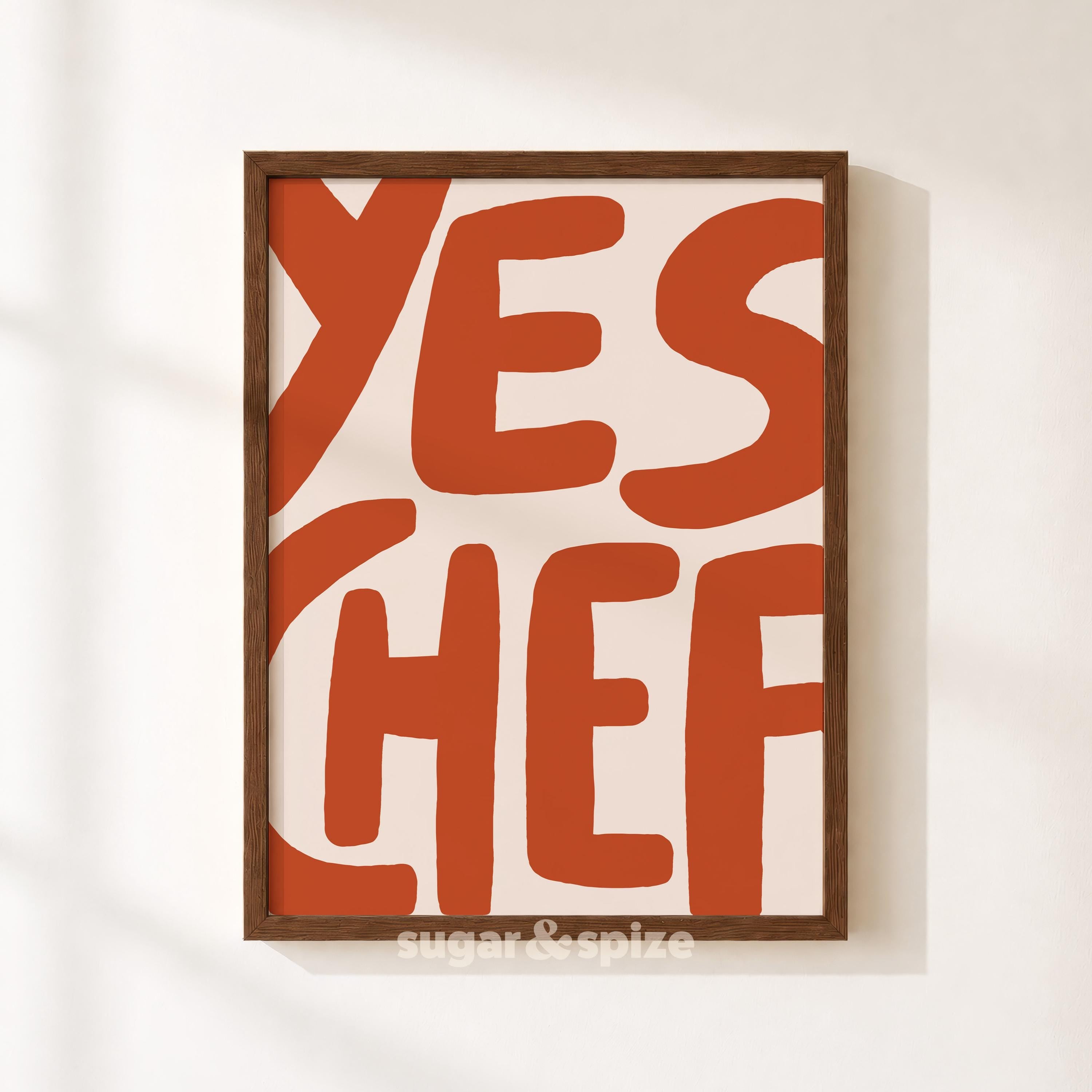 Yes Chef Print