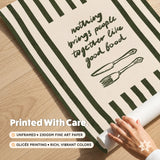 Good Food Brings People Print