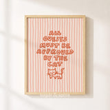 Guest Approved By The Cat Print
