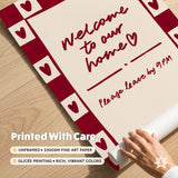 Welcome To Our Home Print