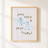 Early Nights Fresh Pyjamas Print