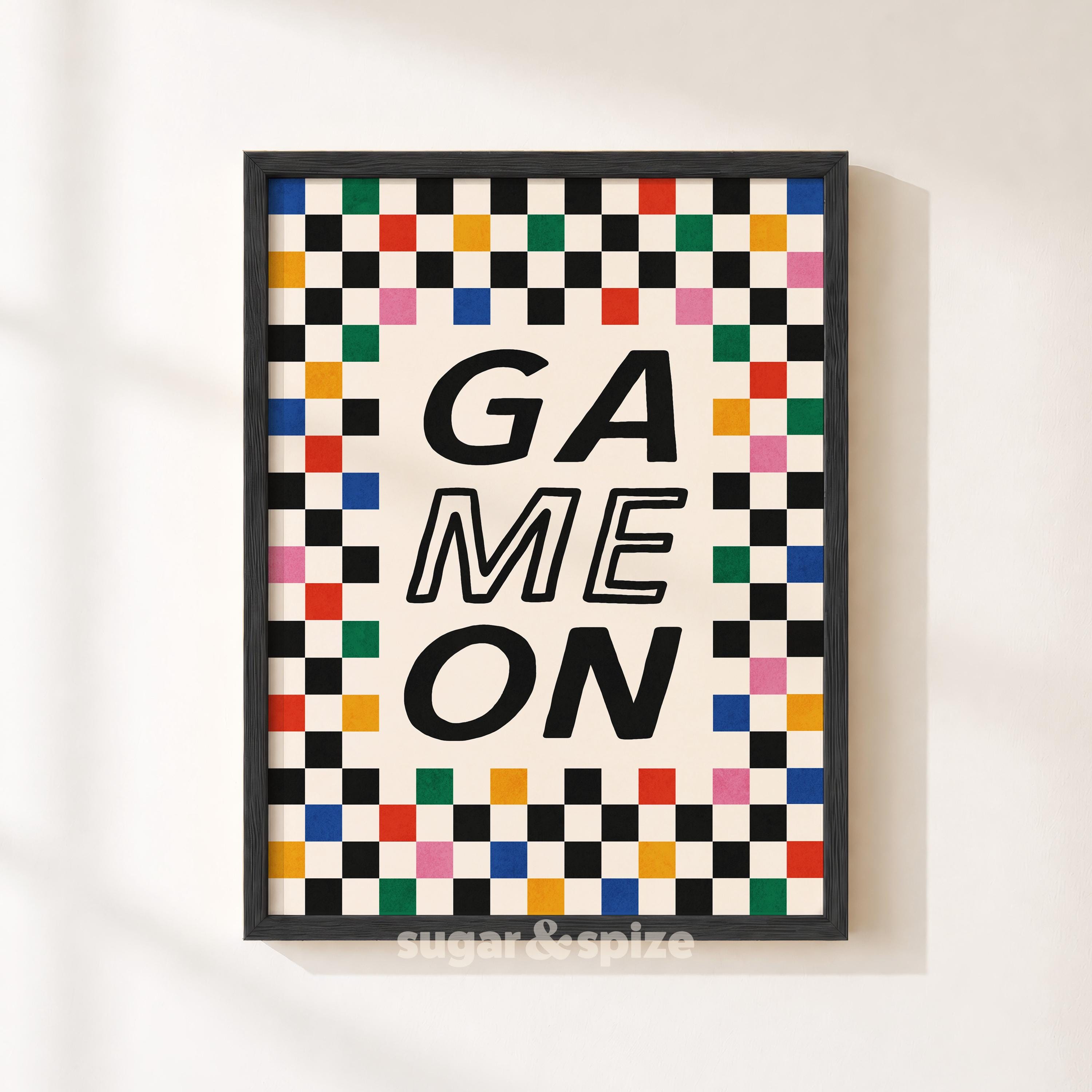 Game On Retro Print