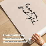 Love You Goodnight Print