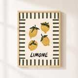 Limone Lemon Print