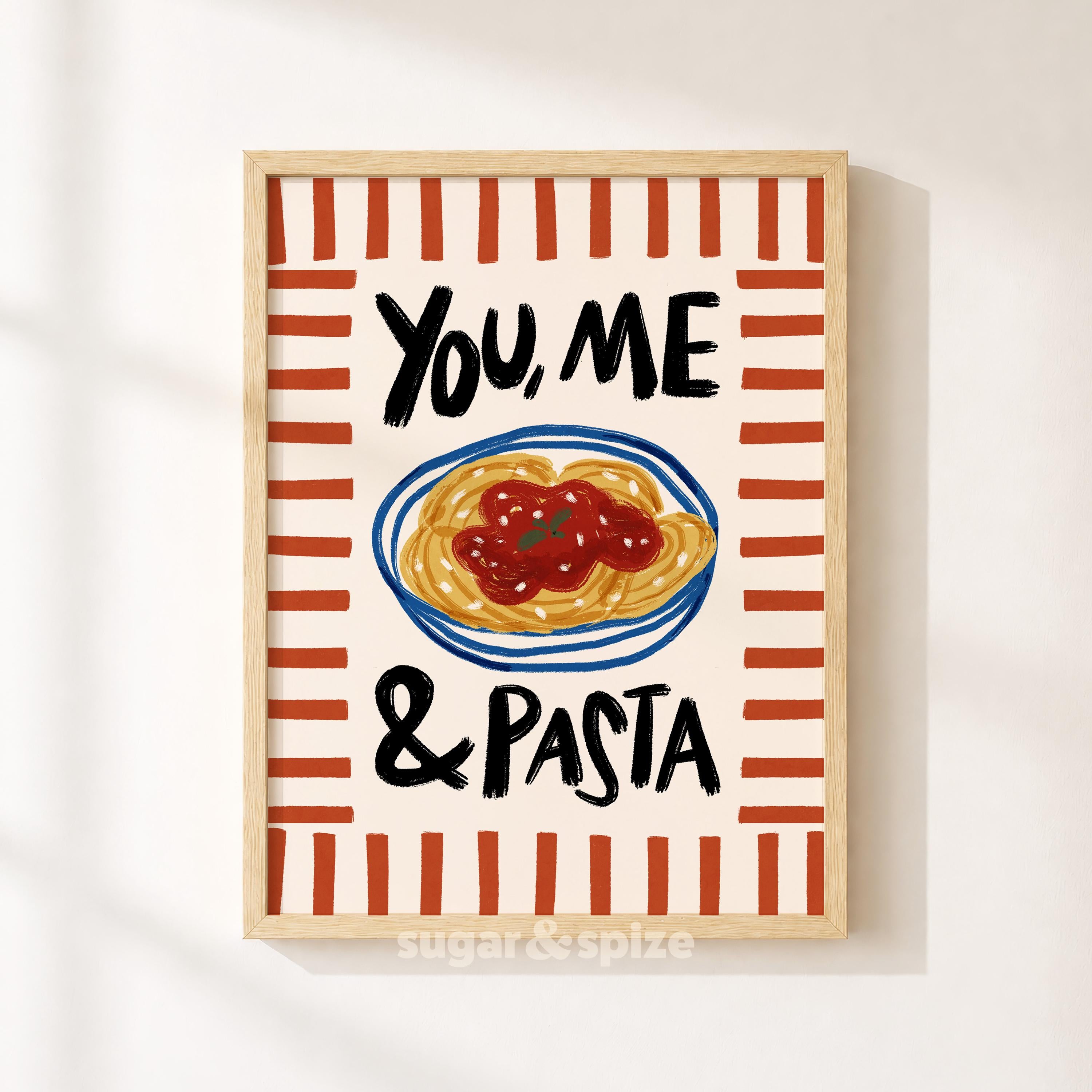 You Me Pasta Print