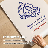 Too Much Garlic Print