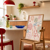 Dinner Party Colorful Print