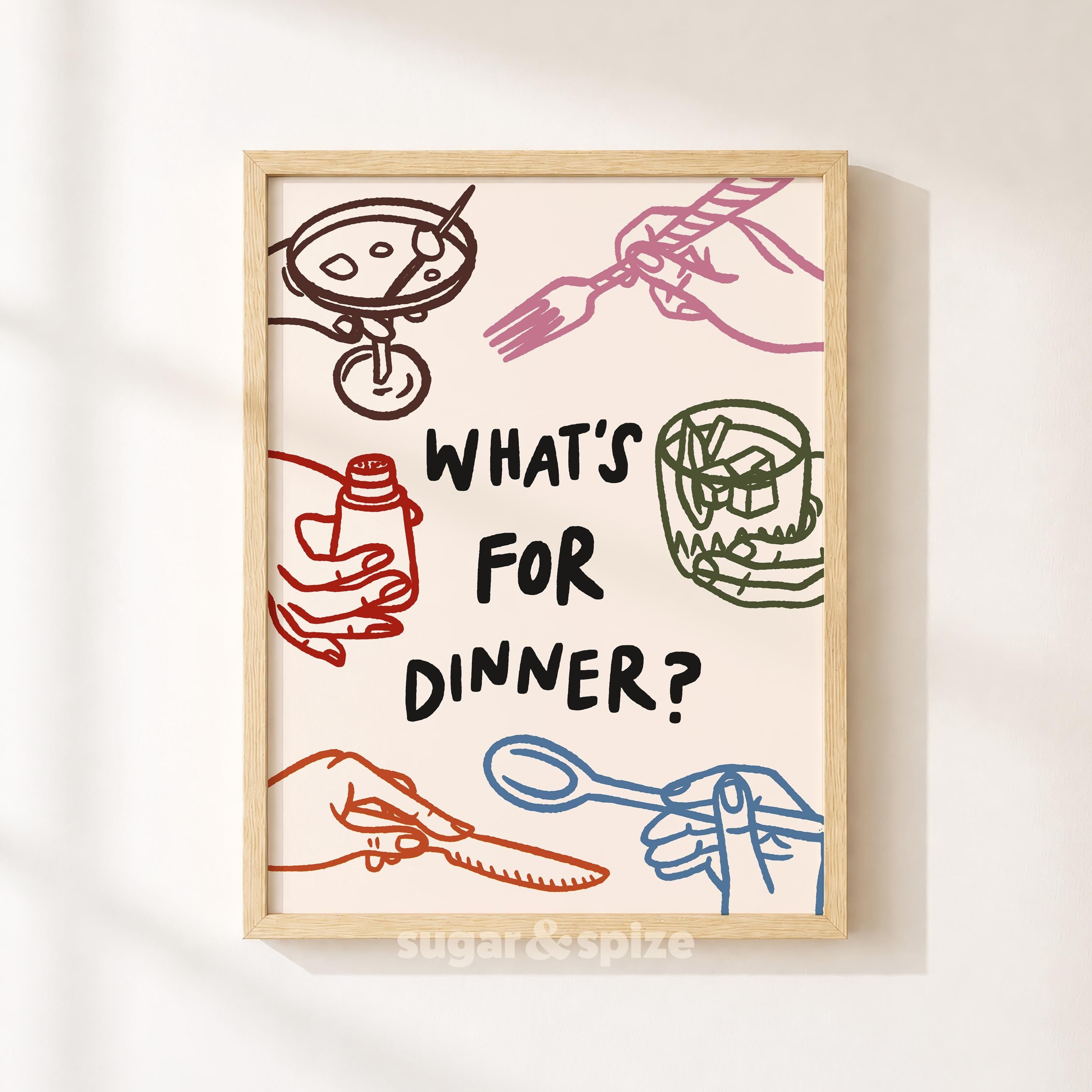 What's For Dinner Print