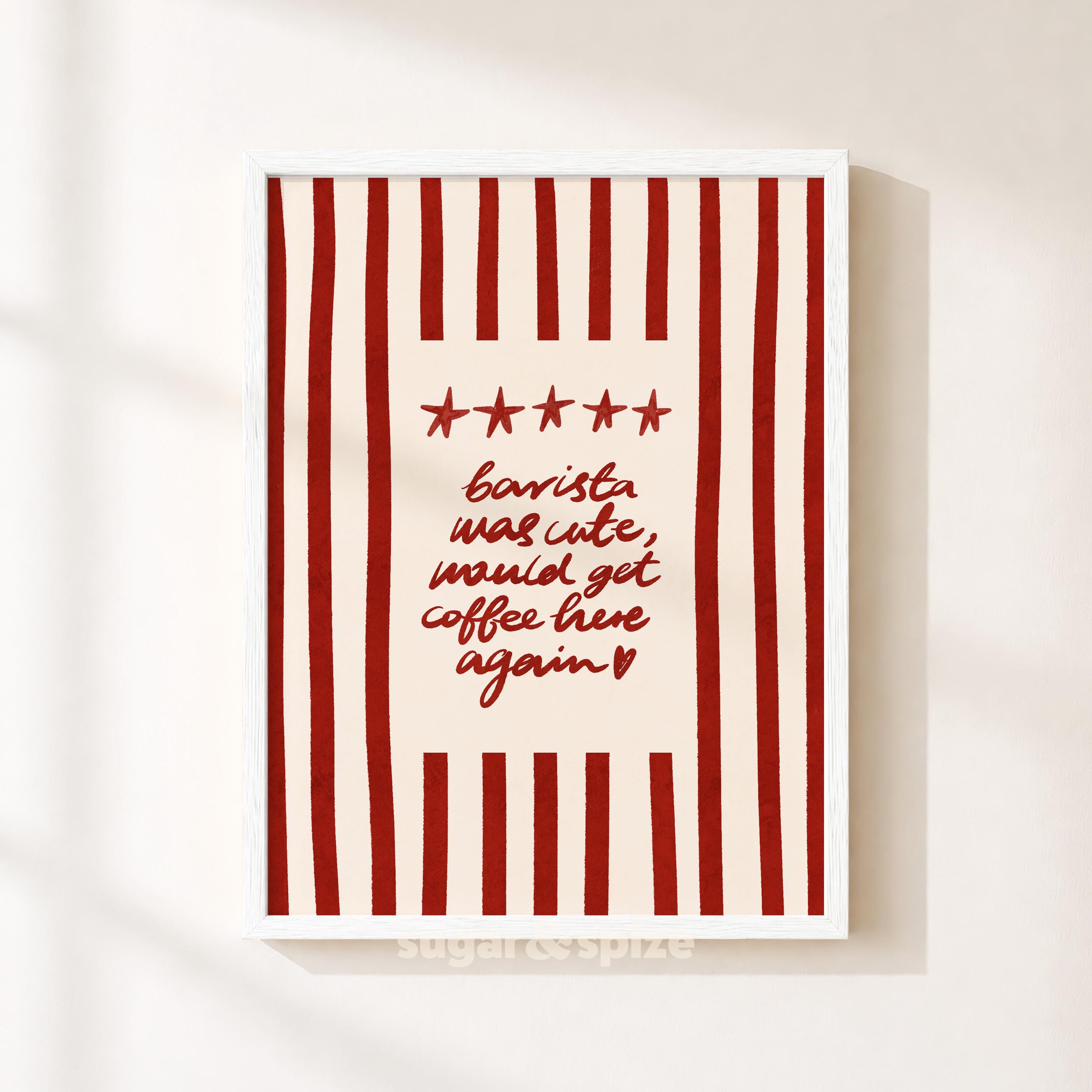 Barista Was Cute Print