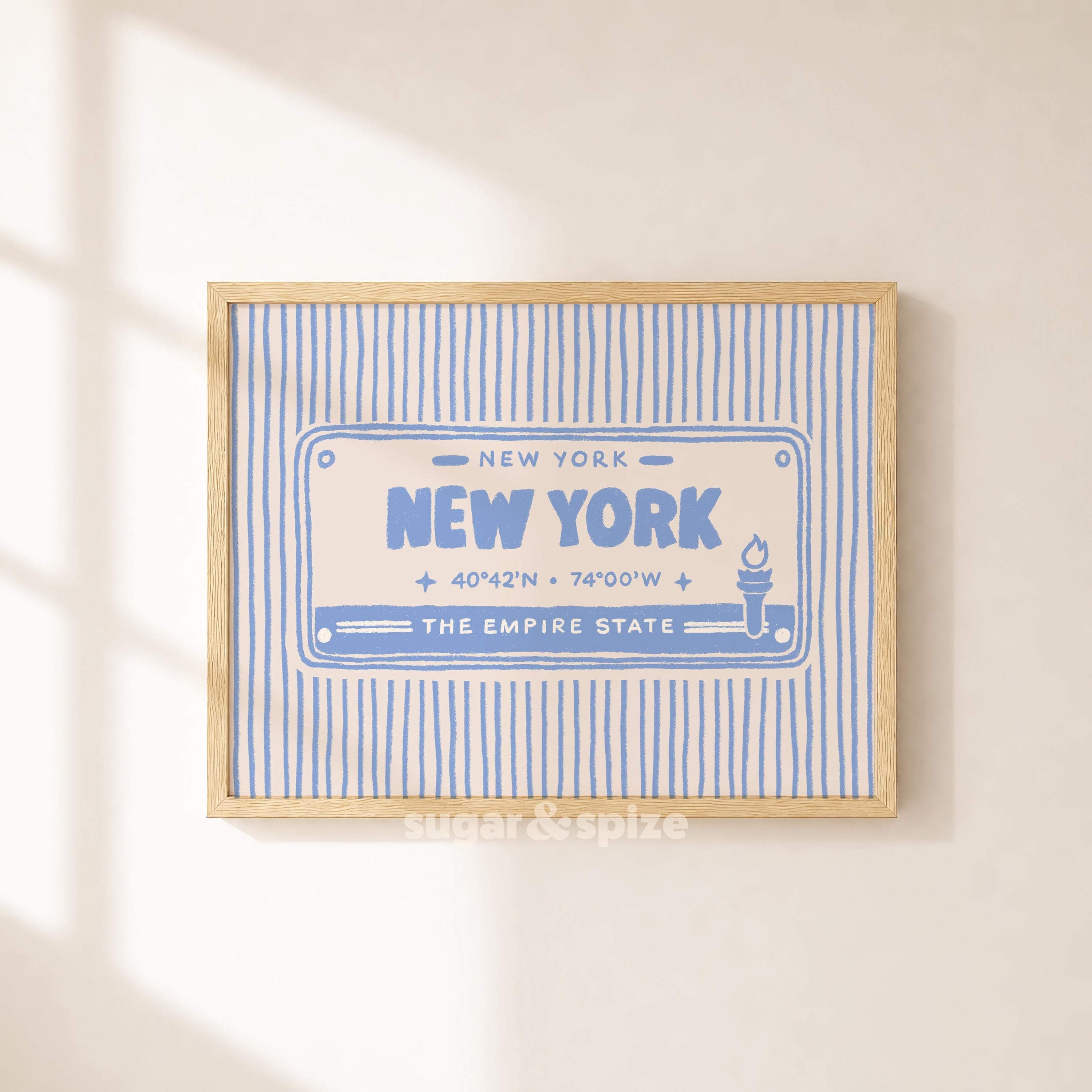 New York City Retro Print