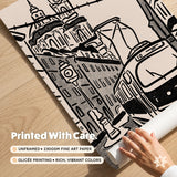 Prague Retro Print